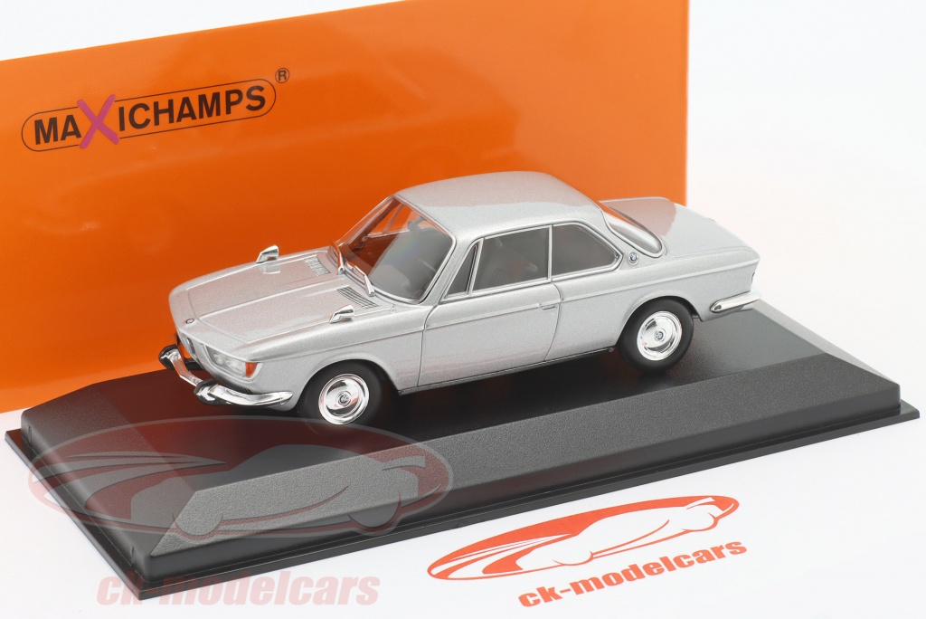 Minichamps 1:43 BMW 2000 CS Coupe year 1967 silver 940025081 model