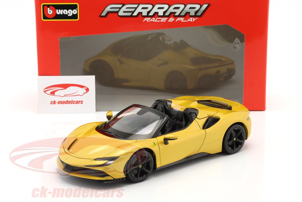 Bburago 1:18 Ferrari SF90 Spider year 2021 gold metallic 18-16016 