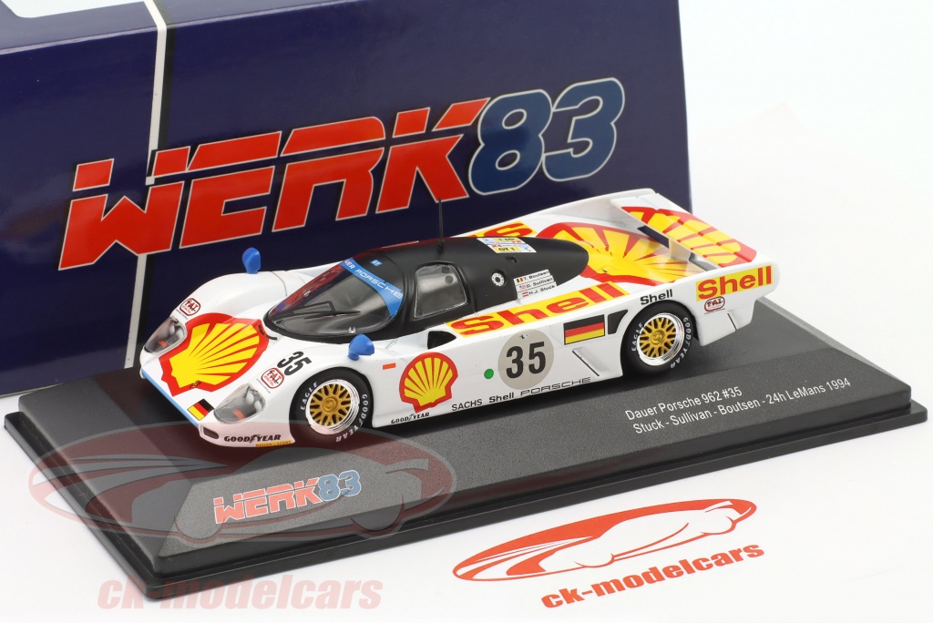Werk83 1:43 Dauer Porsche 962 #35 3rd 24h LeMans 1994 Stuck 