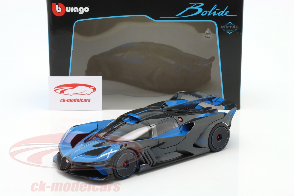 DR6, Bugatti Bolide bleu 1/18, Bburago (18-11047