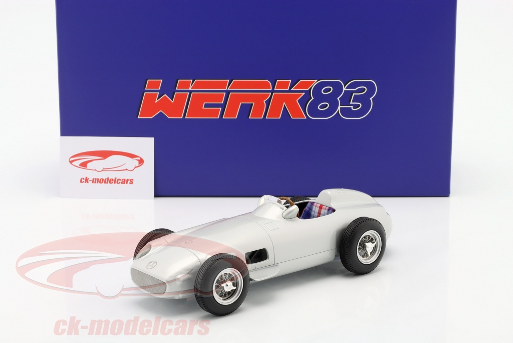 Werk83 1:18 Mercedes-Benz W196 Plain Body Edition formula 1 1955 