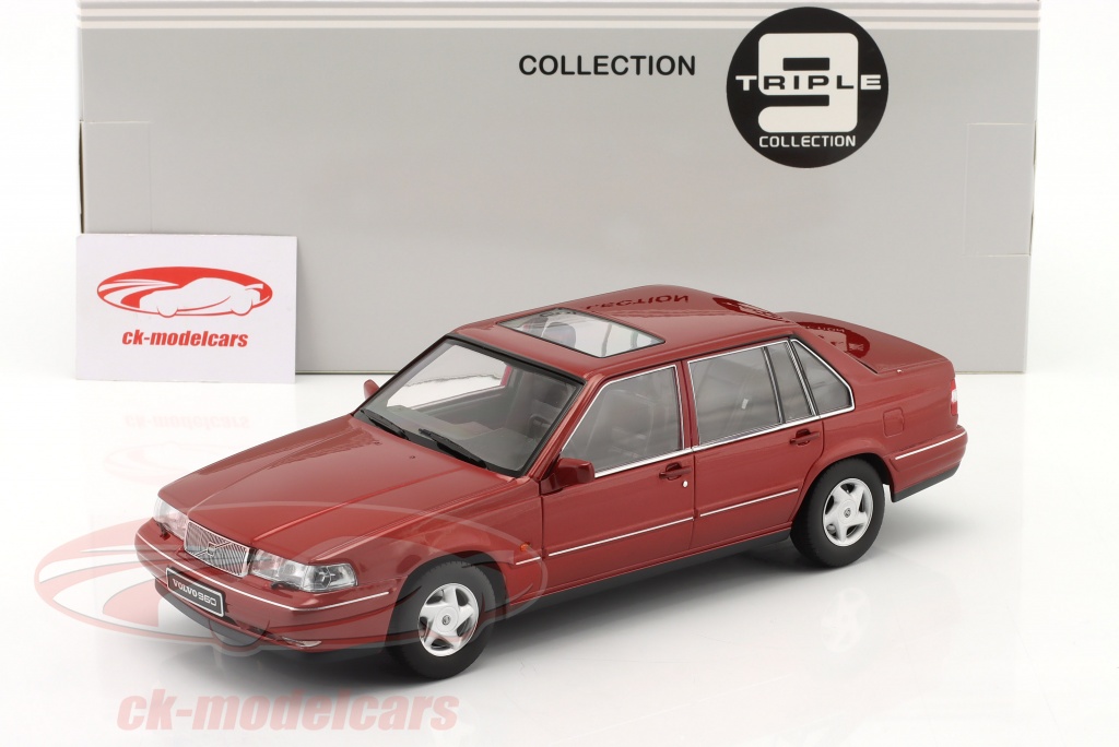 Triple9 1:18 Volvo 960 year 1996 red metallic T9-1800305 model car 