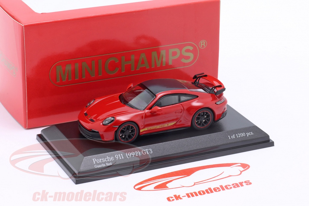 Mini GT 1:64 Porsche 911 Carrera RS 2.7 Black with Red Livery (MGT0068
