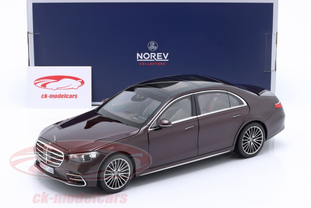 Norev 1:18 Mercedes-Benz Sクラス AMG-Line 建設年 2021 赤 