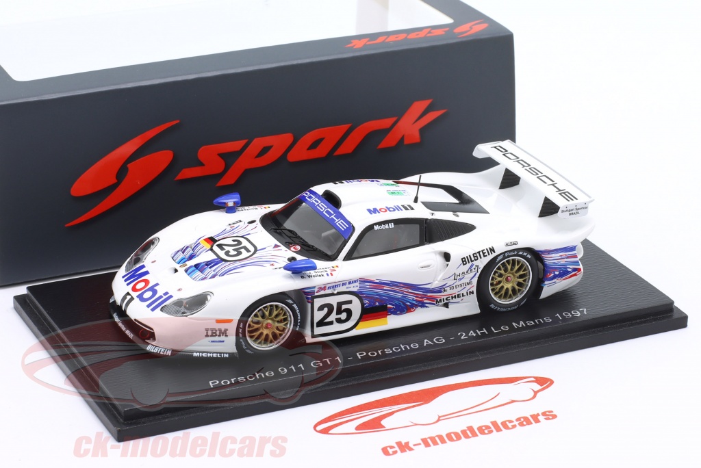 Spark 1:43 Porsche 911 GT1 #25 24h LeMans 1997 Stuck, Boutsen
