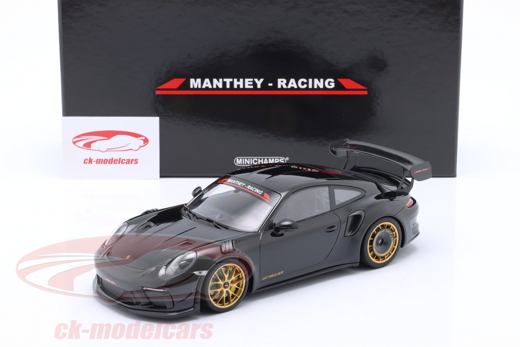 Minichamps 1:18 Porsche 911 (991.2) GT3 RS MR Manthey Racing 黒 MR