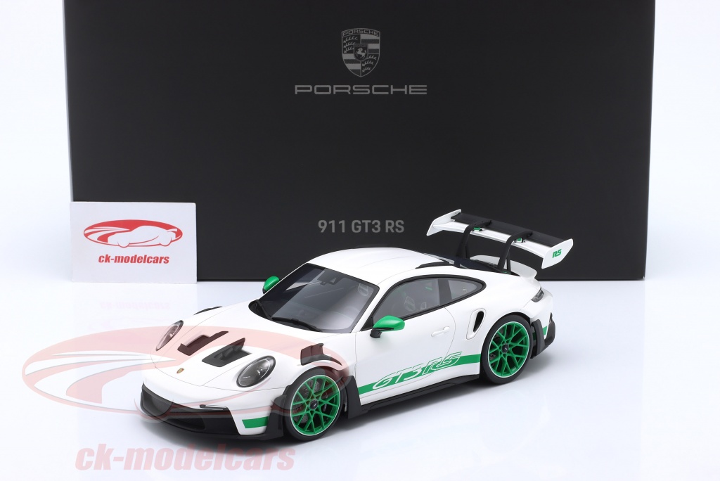 Voiture Miniature Porsche 911 (992) GT3 RS 2023 Blanc 1/18