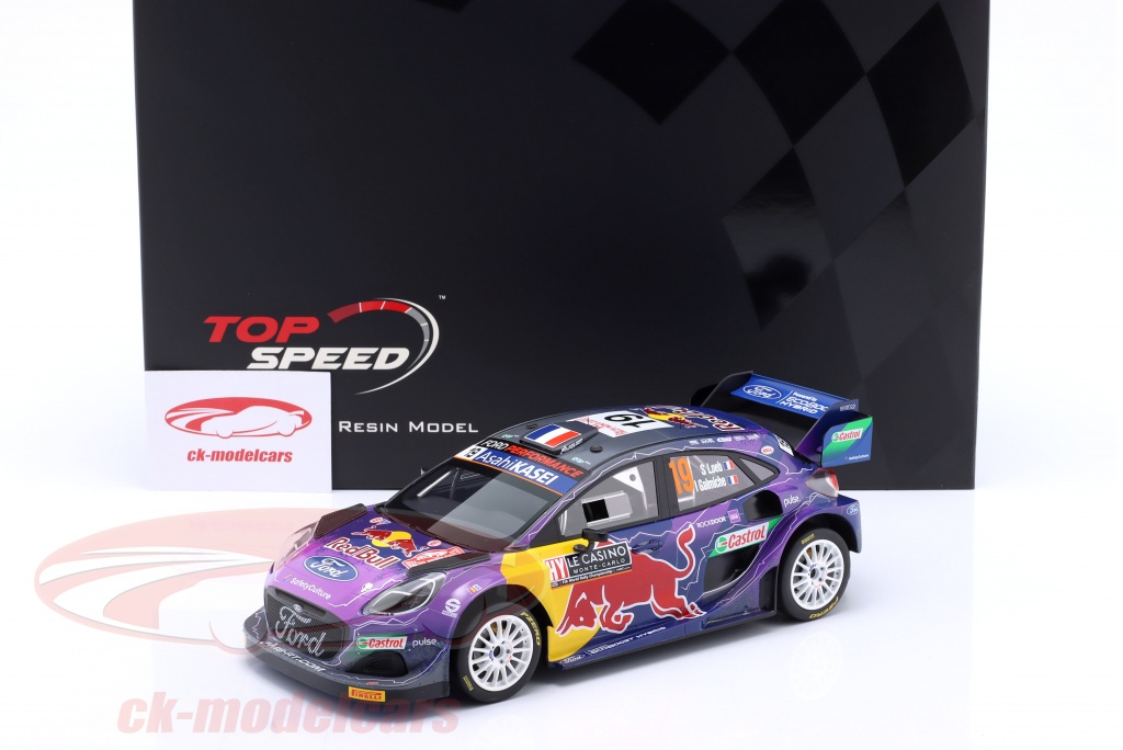 True Scale 1:18 Ford Puma Rally1 #19 winnaar Rallye Monte Carlo 2022 ...