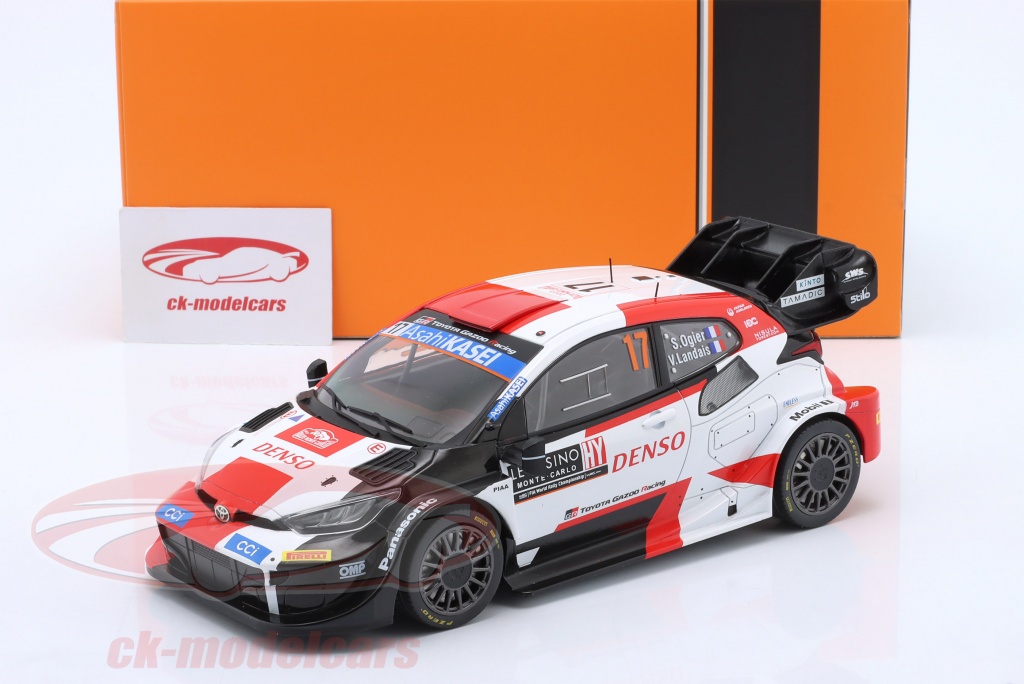 Toyota GR Yaris Rally1 #17 勝者 ラリー Monte Carlo 2023 Ogier, Landais 1:18 Ixo