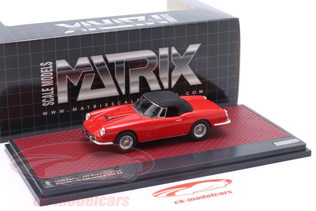 Matrix 1:43 Ferrari 400 Superamerica Pininfarina Cabriolet 閉まっ 