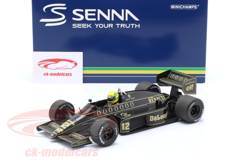 Minichamps 1:18 Ayrton Senna Lotus 98T Dirty Version #12 Formula 1 