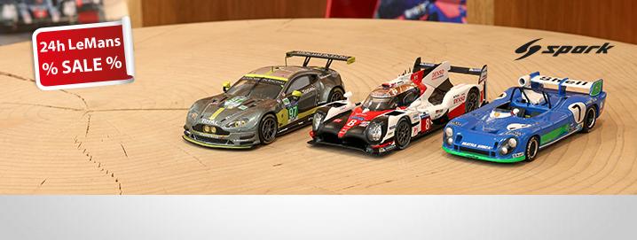 . LeMans models from 
Spark greatly 
reduced in 1:43!