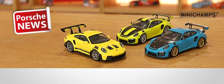 . Porsche 911 GT2 y GT3 
de Minichamps
