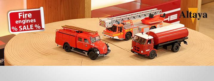 . Internationale 
brandweerwagens 
in de aanbieding
